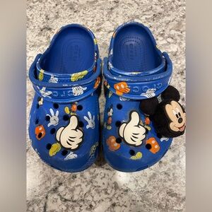 Disney Mickey Mouse Kids Crocs size 10C